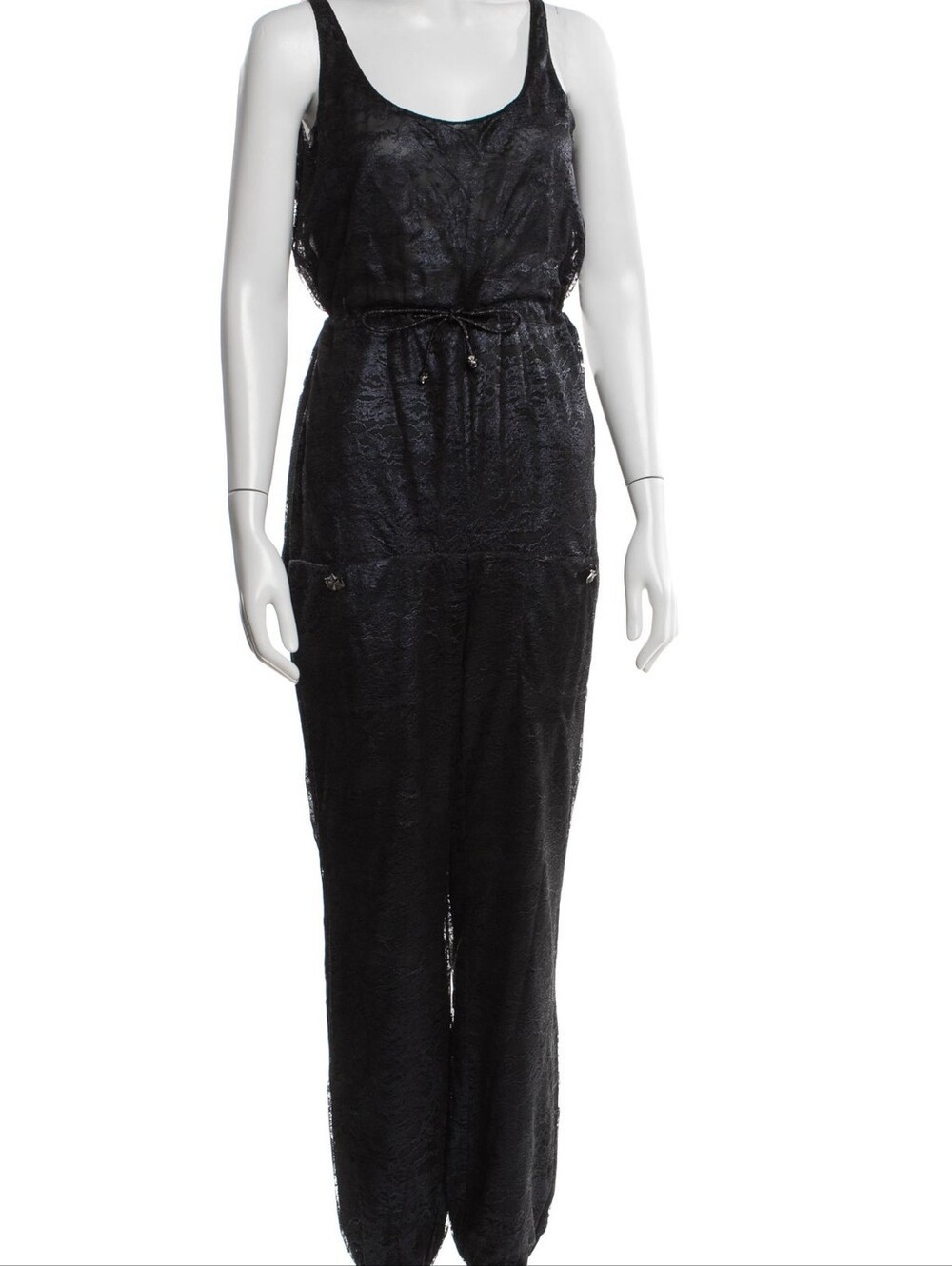 SAUCI sleeveless jumpsuit distressed S